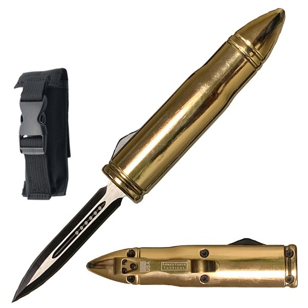 ''8.75'''' Golden Bullet Out Of The Front OTF Automatic KNIFE ''