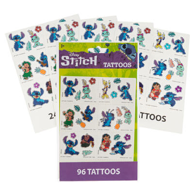 Disney Lilo and Stitch 4 Sheet 96pc TATTOO Set