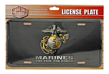 Officially LICENSED U.S. Marines License Plate - USMC