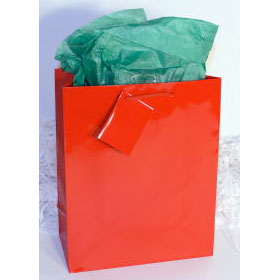 GIFT BAG EURO - RED - MEDIUM