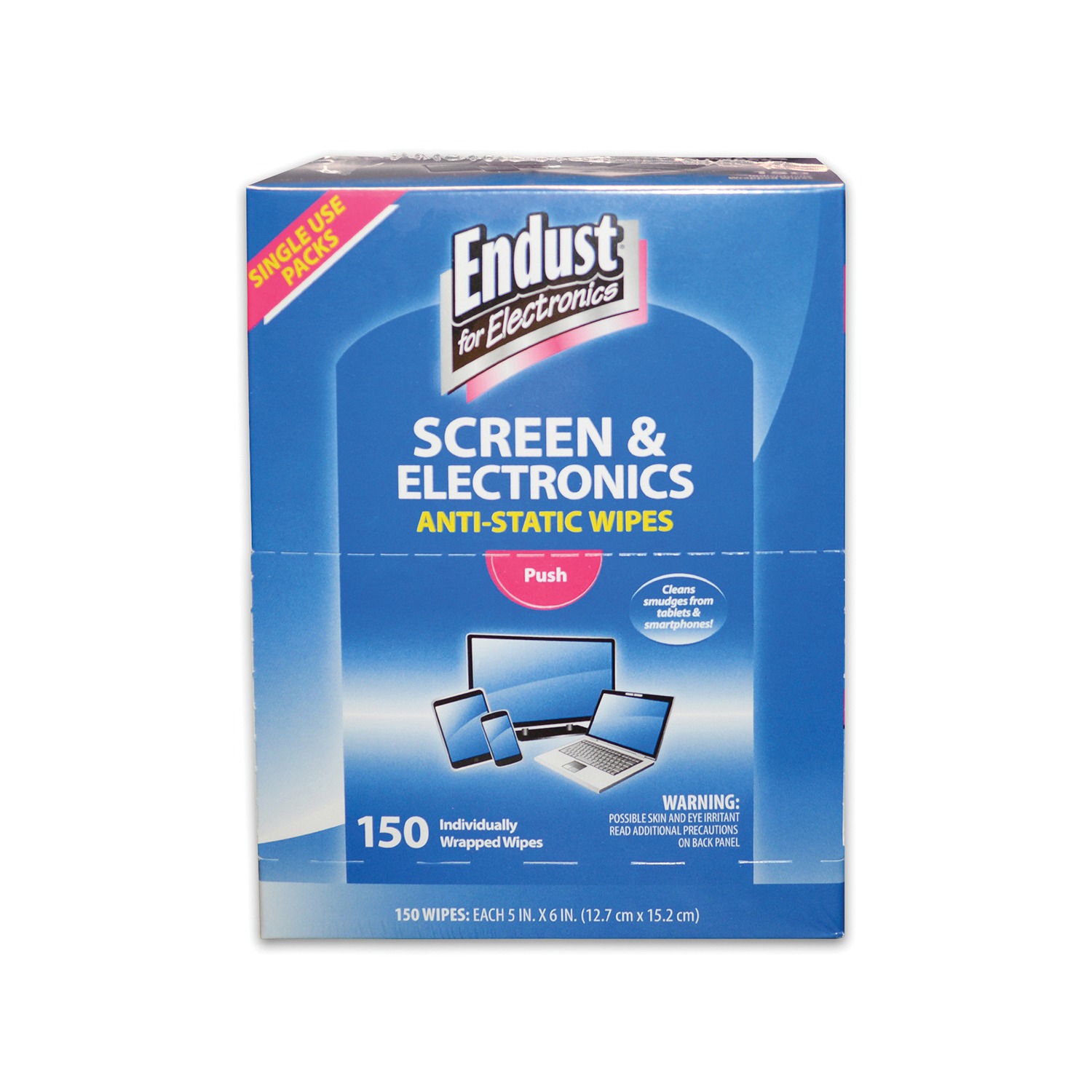 ''Endust for ELECTRONICS Screen and ELECTRONICS Anti-Static Wipes, 150 Count''